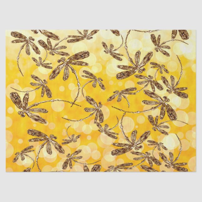 Papel De Seda Dragonfly Sunshine (Anverso)