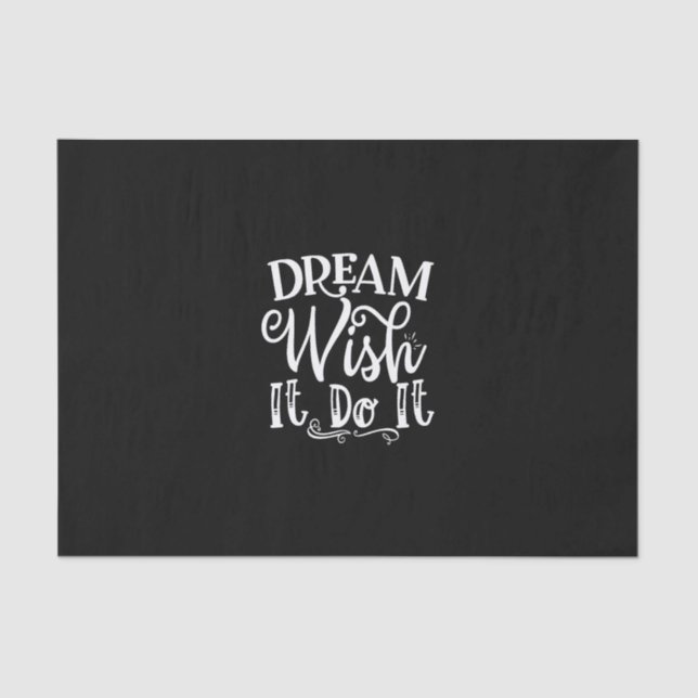 Papel De Seda Dream Wish It Do (Anverso)