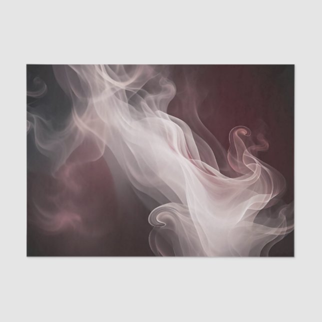 Papel De Seda Dreamy Smoke Abstract Marble (Anverso)
