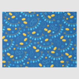 Papel De Seda Dreidels de Janucá