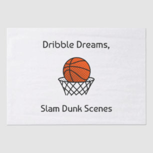Papel De Seda Dribble Dreams, Escenas de Mate de Baloncesto
