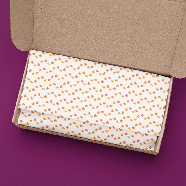 Papel De Seda Ducha de bebé de hojas de arce (Subido por el creador)
