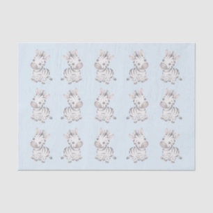 Papel De Seda Ducha de bebé lindo patrón de cebra