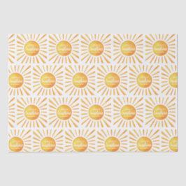 Papel De Seda Ducha de Bebé Sunshine