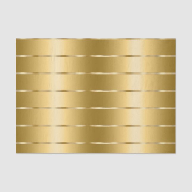 Papel De Seda Ducha de novia Glam Gold Ribbon (Anverso)