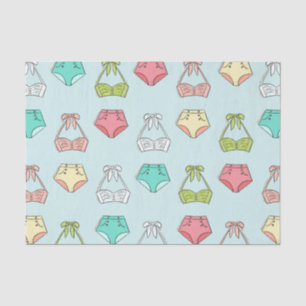 Papel De Seda Ducha del traje de baño del verano de la ropa