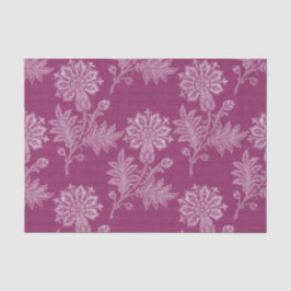 Papel De Seda Ducha Nupcial de Encaje Floral Burgundy