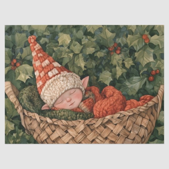 Papel De Seda Duende Bebé (Anverso)