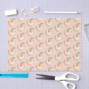 Papel De Seda Dulce como un Cumpleaños de Corazón de Melocotón