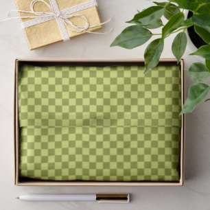 Papel De Seda Dulce Divertido Moderno Cuadros Limas Oliva Geomét