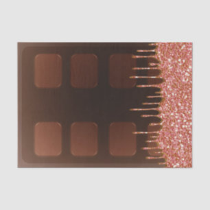 Papel De Seda Dulce dulce Purpurina gota chocolate dulce 16