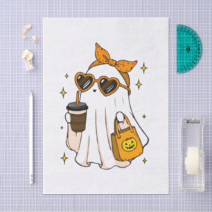 Papel De Seda Dulce Fantasma de la Temporada Espeluznante con Ca