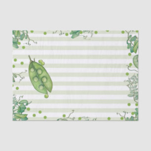 Papel De Seda Dulce guisante verde caprichoso Baby Shower de lun
