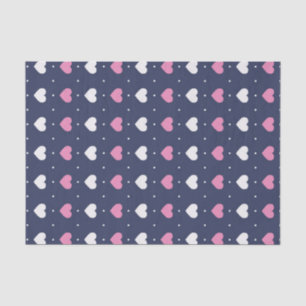 Papel De Seda Dulce patrón de corazón rosa lindo Día de San Vale