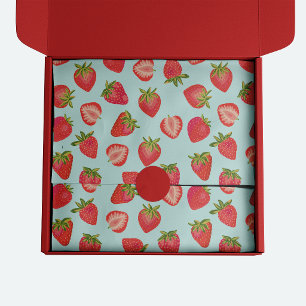Papel De Seda Dulce patrón de fresa de verano