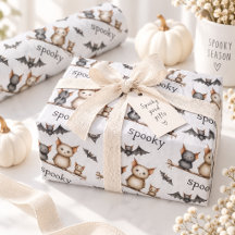 Dulce Patrón de Halloween de Búho y Murciélago Esp