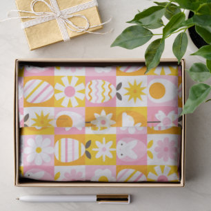Papel De Seda Dulce primavera Easter Patchwork