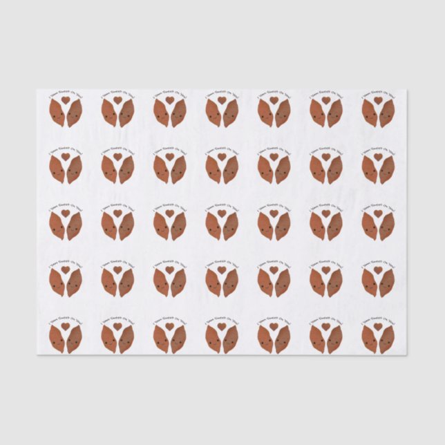Papel De Seda Dulce soy yo sobre ti, papas dulces (Anverso)