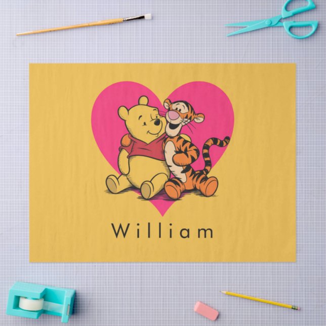 Papel De Seda Dulce Winnie the Pooh y Tigger (Artesanía)