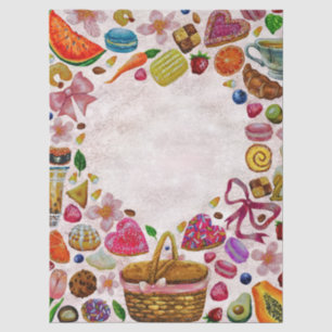 Papel De Seda Dulces Confiterías Repostería