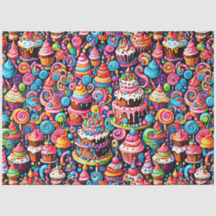 Papel De Seda Dulces de cumpleaños