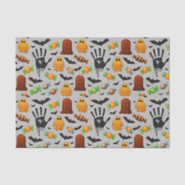Papel De Seda Dulces Espeluznantes y Sombras