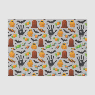 Papel De Seda Dulces Espeluznantes y Sombras