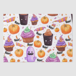 Papel De Seda dulces, golosinas y farolillos de Halloween
