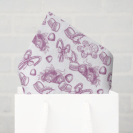 Papel De Seda Dulces Navideños - Ciruela Azucarada (Transparente