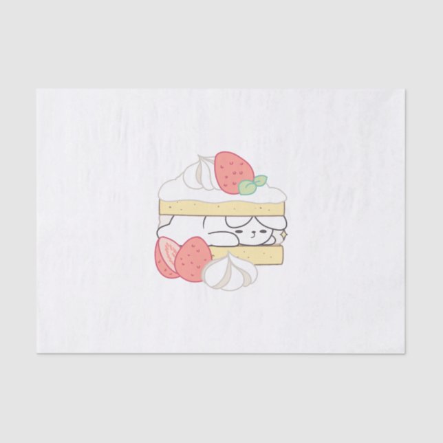 Papel De Seda Dulces pulseras: Deliciosa tarta de Buniberry (Anverso)