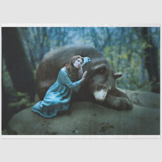 Papel De Seda  Dulces sueños -Papel de tejidos de descomposición (Anverso)