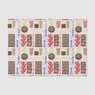 Papel De Seda Dulces Tratamientos Chocolate Fondue Dessert Marsh