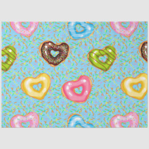 Papel De Seda Dulces y brillantes Donuts Series Design 6