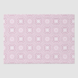 Papel De Seda Dusky Rosa Confetti Lace Diamond Tile