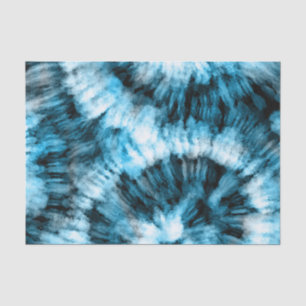 Papel De Seda Dye Tie Azul Marino de Acuarela Decoupage