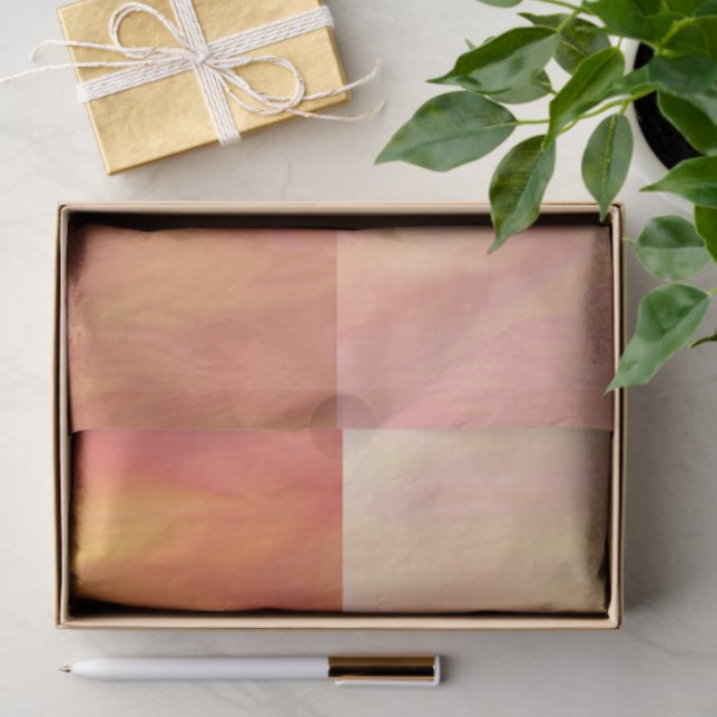 Papel De Seda Earthtone Skies Tiles Tissue Paper (Regalo )