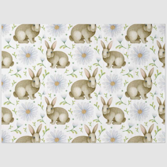 Papel De Seda Easter Bunny Series Design 3 (Anverso)
