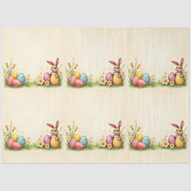 Papel De Seda Easter Little Rabbit Popular Collection (Anverso)