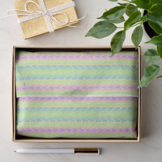 Papel De Seda Easter Pastel Cross Tissue Paper (Regalo )
