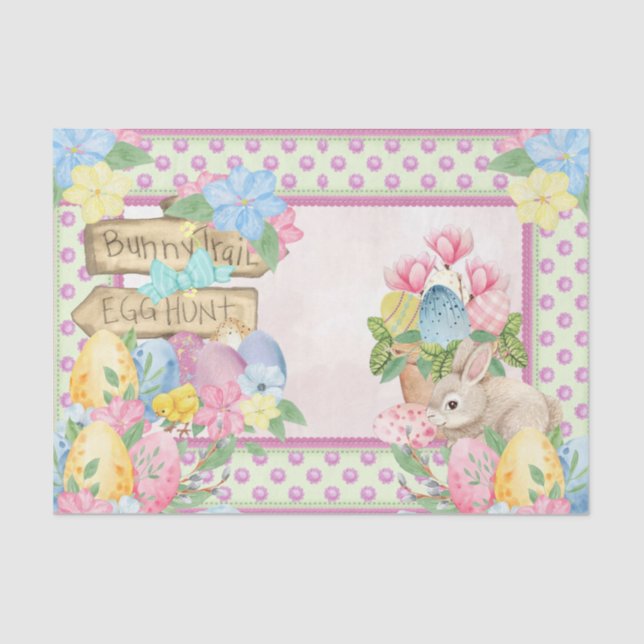 Papel De Seda Easter Pastel Design Series 3 (Anverso)