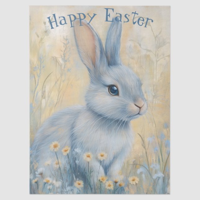 Papel De Seda Easter Spring Bunny (Anverso)