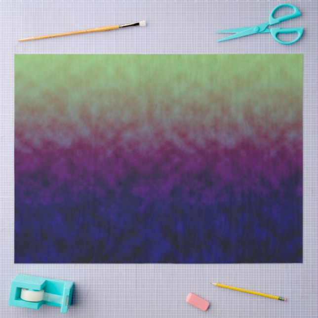 Papel De Seda Eclipse Verde (Artesanía)