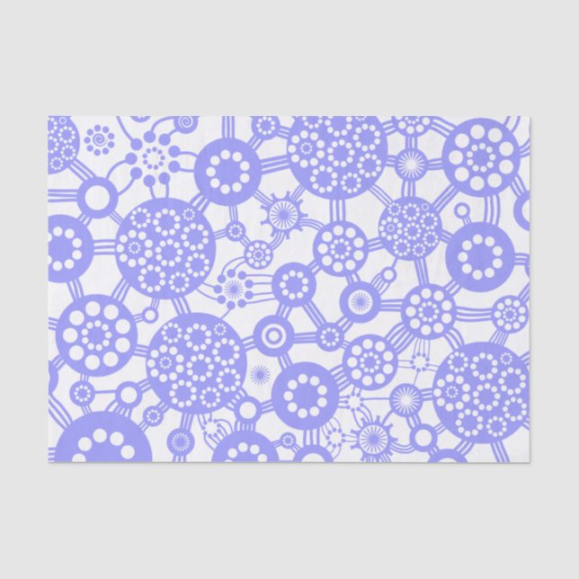Papel De Seda Ecosistema - Azul Pastel (Anverso)