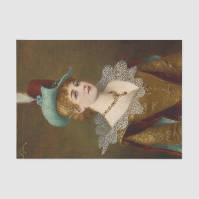 Papel De Seda Edeldame (Noblewoman) por Moritz Stifter (Anverso)