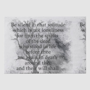 Papel De Seda Edgar Allan Poe Spirits of the Dead Halloween Poem