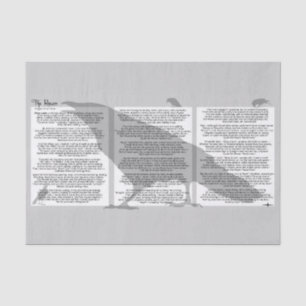 Papel De Seda Edgar Allan Poe The Raven