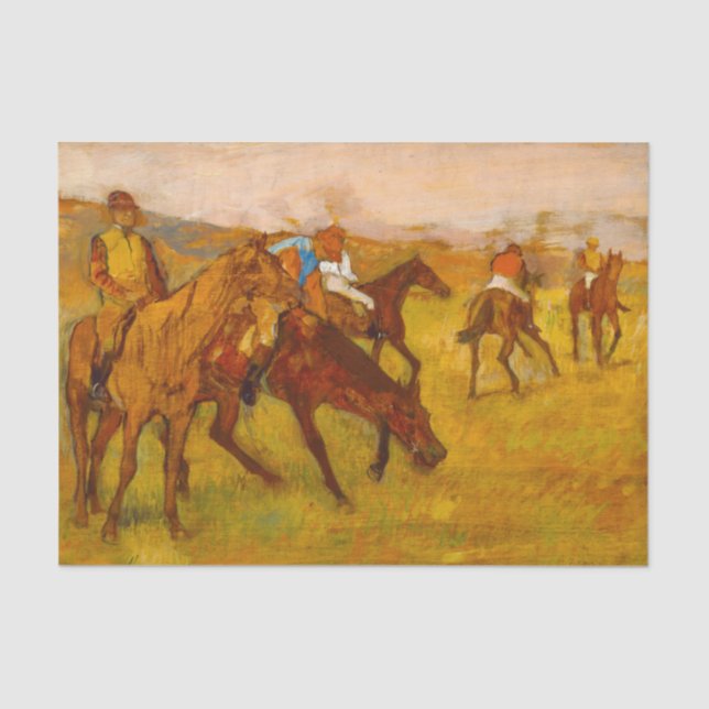 Papel De Seda Edgar Degas antes de la carrera (Anverso)