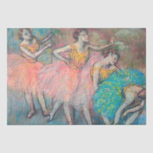 Papel De Seda Edgar Degas - Cuatro bailarinas
