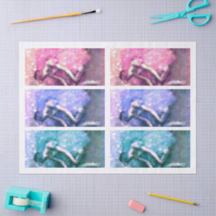 Papel De Seda Edgar Degas El Bailarín Pastel Ballerina Sparkle