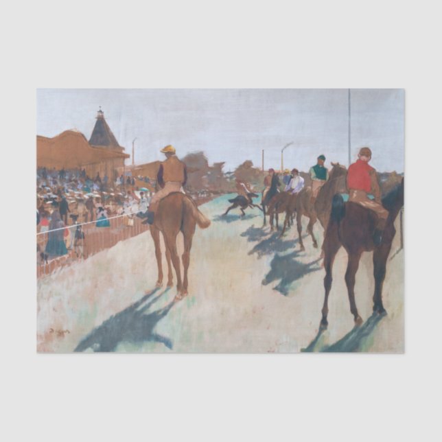 Papel De Seda Edgar Degas - El Desfile (Anverso)